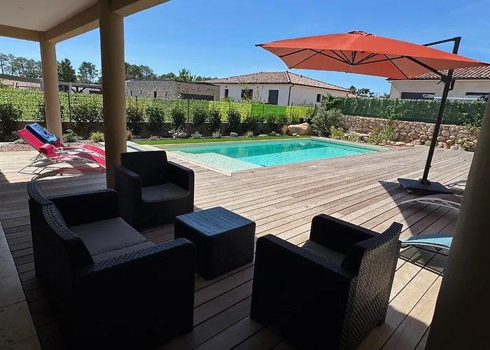 Casa Nostra Recente Climatisee - Piscine Chauffee Villa Lecci